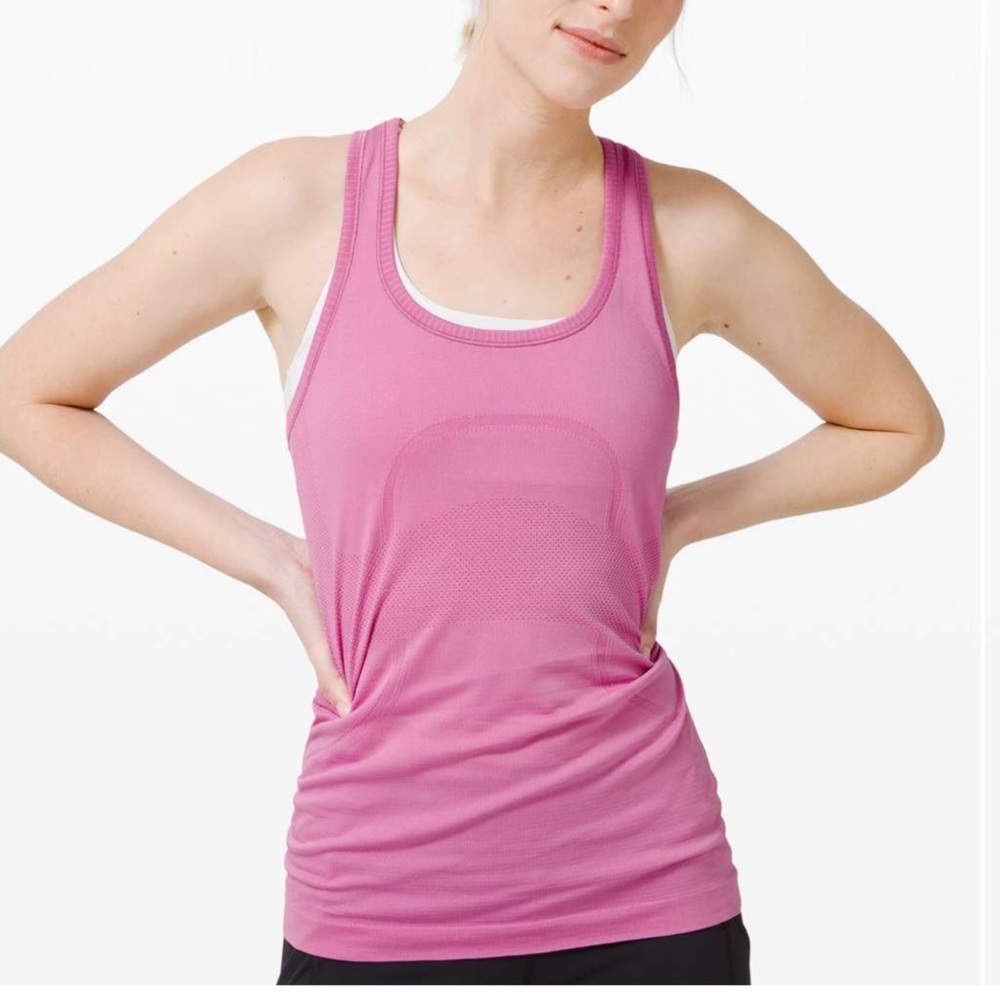 Lululemon Swiftly Tank in Magenta Glow